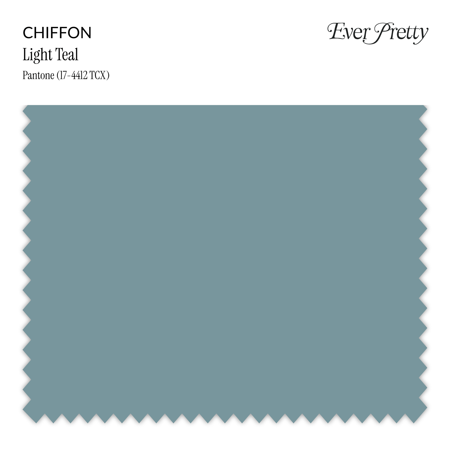 Ever-Pretty Chiffon Swatch #Color_Light Teal