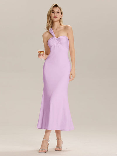 Backless Knit Sleeveless Evening Dress #color_Lavender