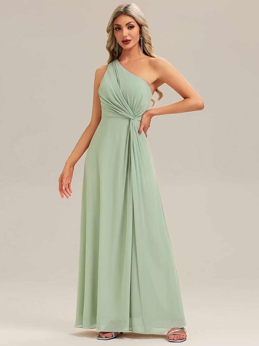 Sage Green Bridesmaid Dresses #style_MS02566MG