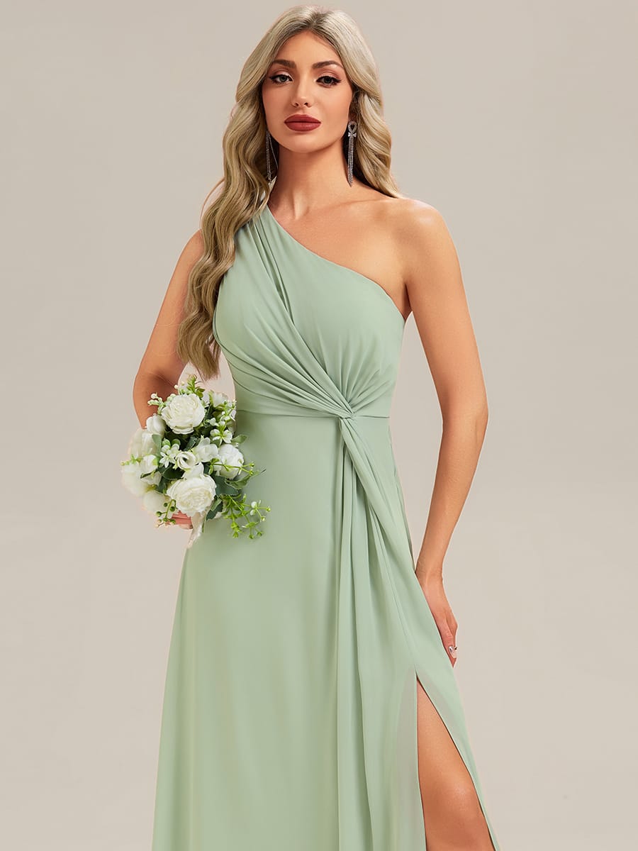 Sage Green Bridesmaid Dresses #style_MS02566MG