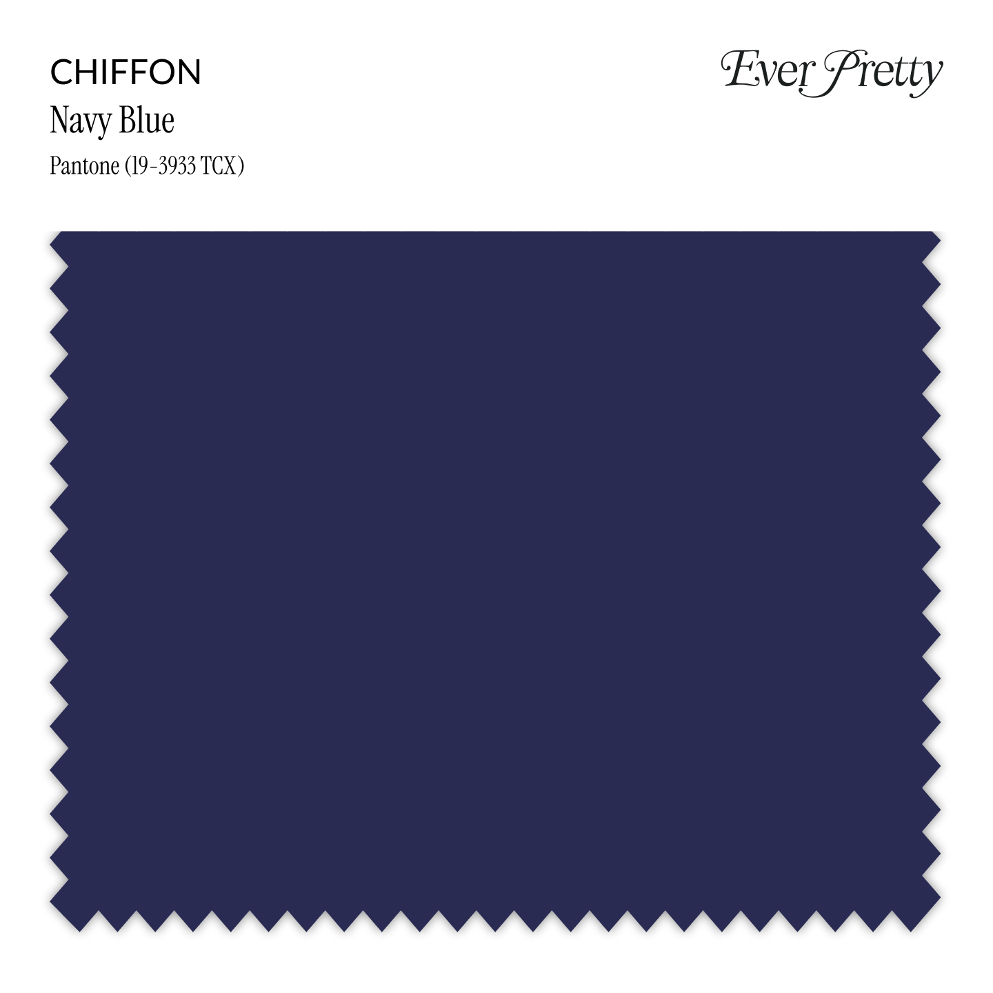 Ever-Pretty Chiffon Swatch #Color_Navy Blue