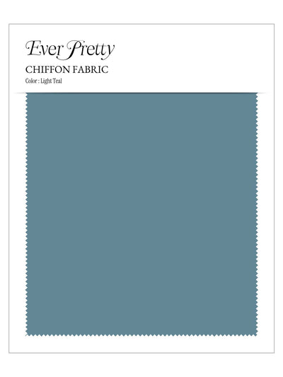 Ever-Pretty Chiffon Swatch #Color_Light Teal
