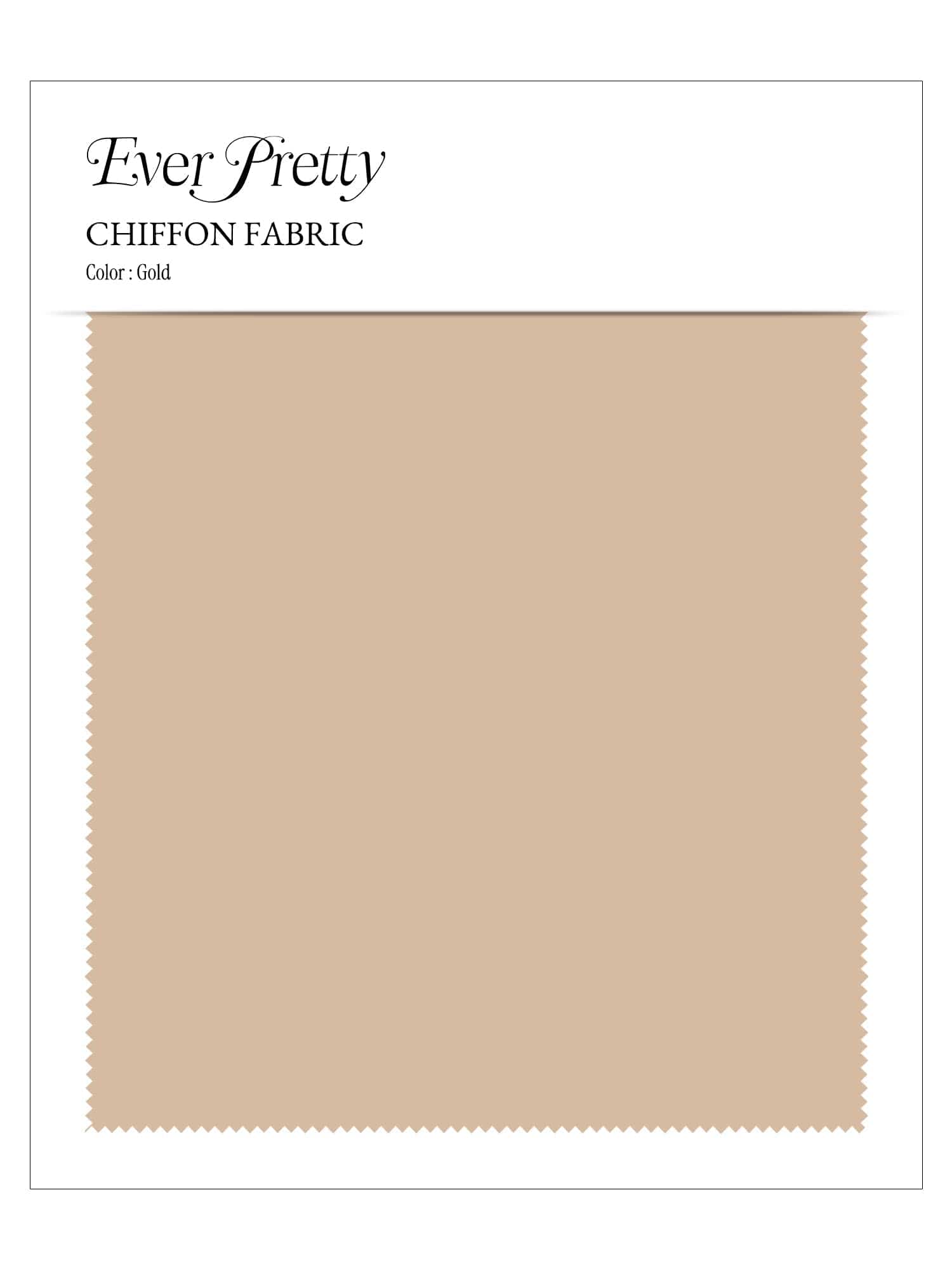 Ever-Pretty Chiffon Swatch #Color_Gold