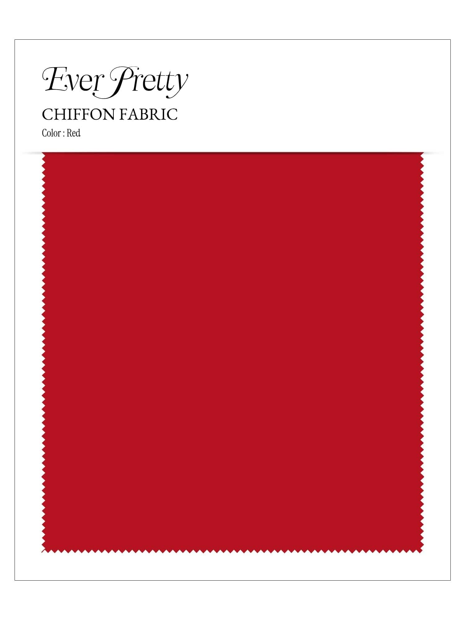 Ever-Pretty Chiffon Swatch #Color_Red
