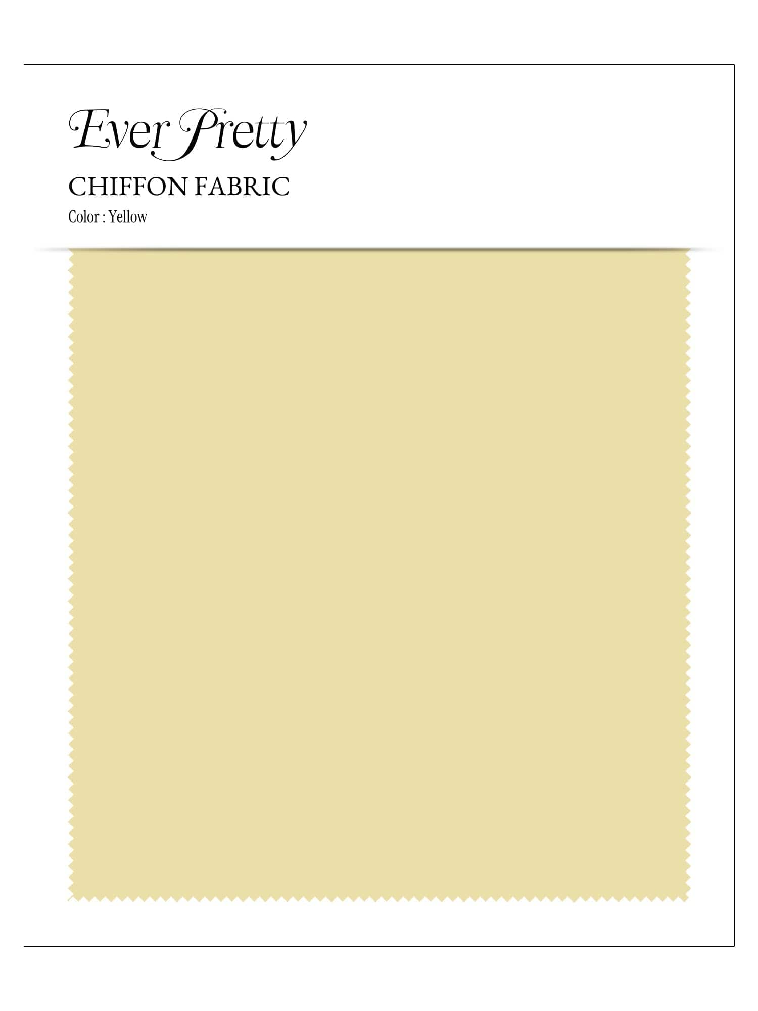 Ever-Pretty Chiffon Swatch #Color_Yellow