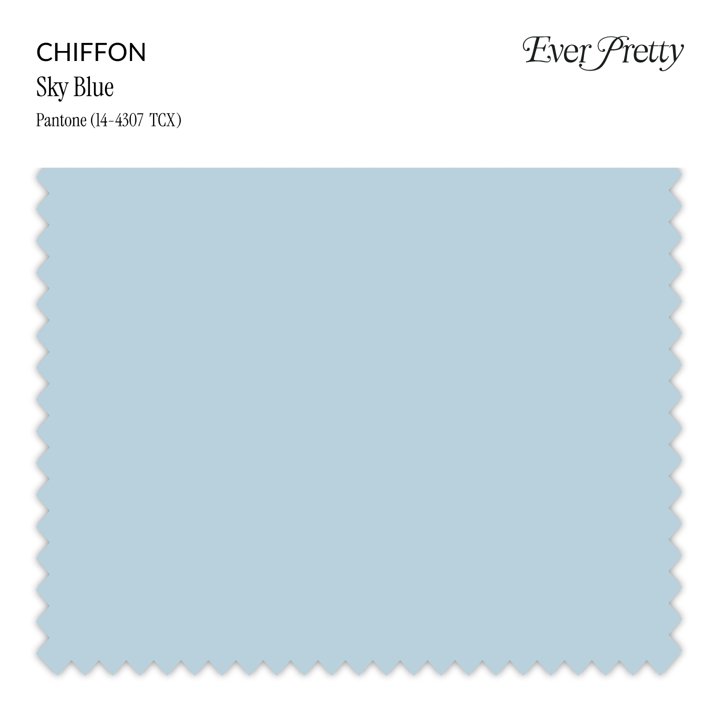 Ever-Pretty Chiffon Swatch #Color_Sky Blue