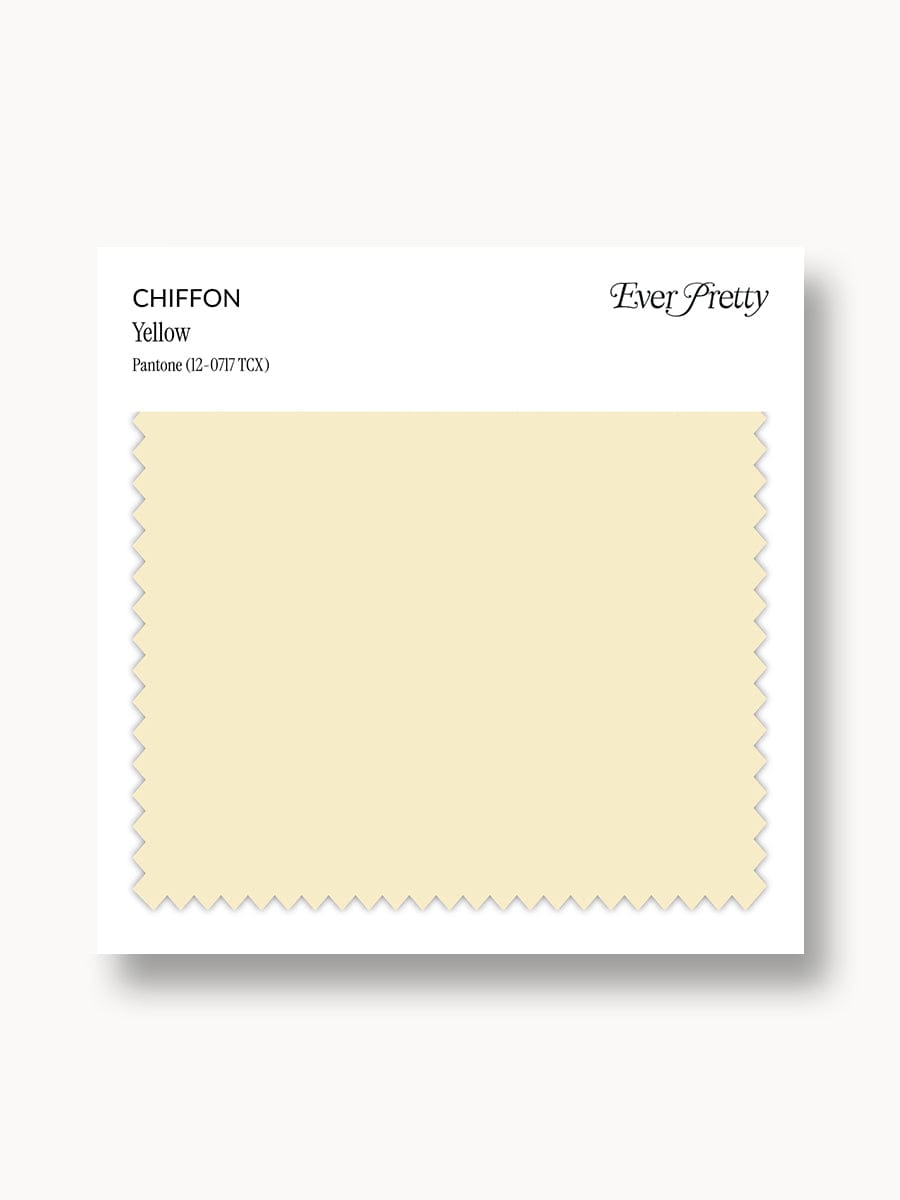 Ever-Pretty Chiffon Swatch Yellow