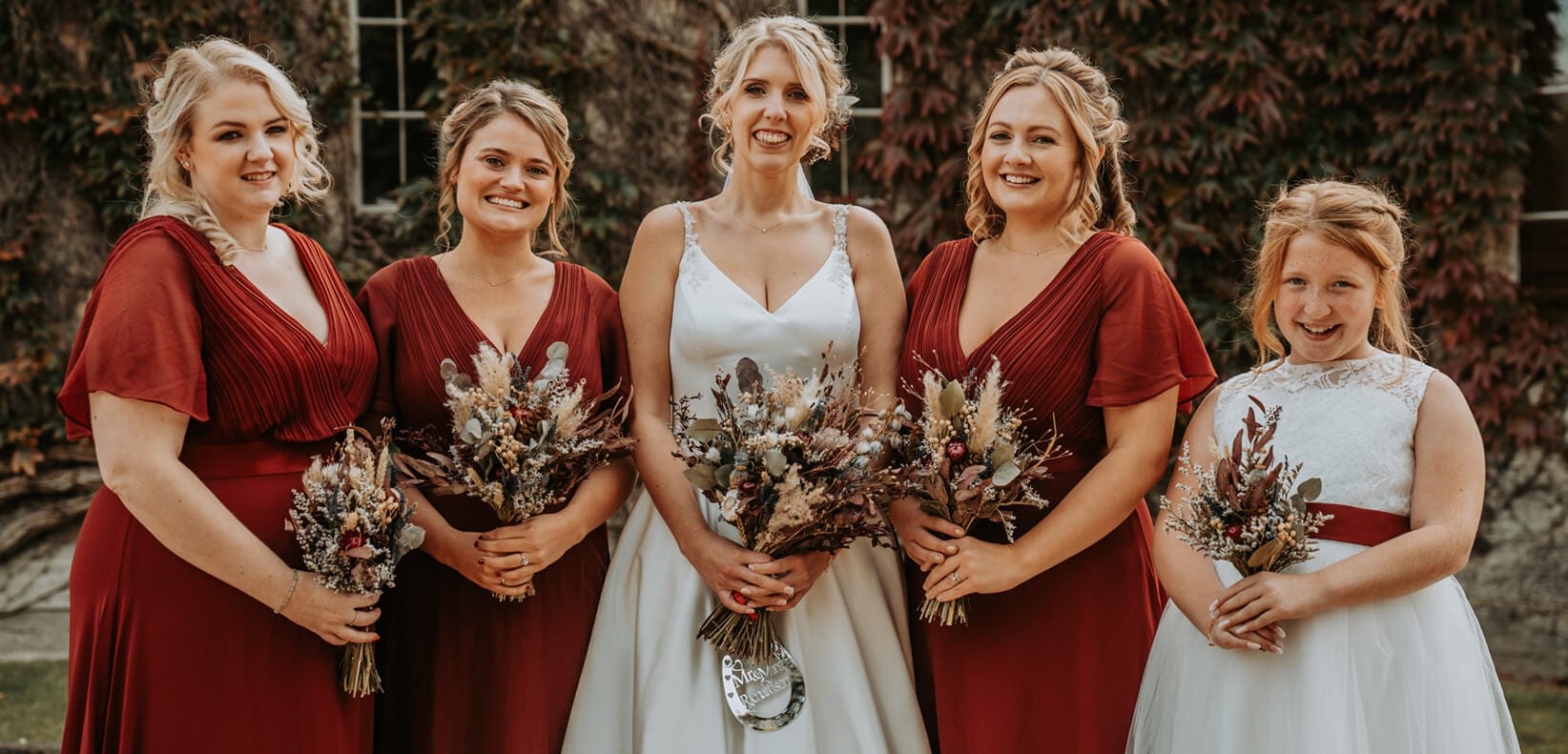 BURGUNDY BRIDESMAID DRESS