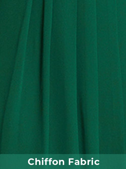 pretty IRYS|Plus Size Sleeveless Chiffon High-Low Wedding Guest Dress with Waist Applique More Details 4