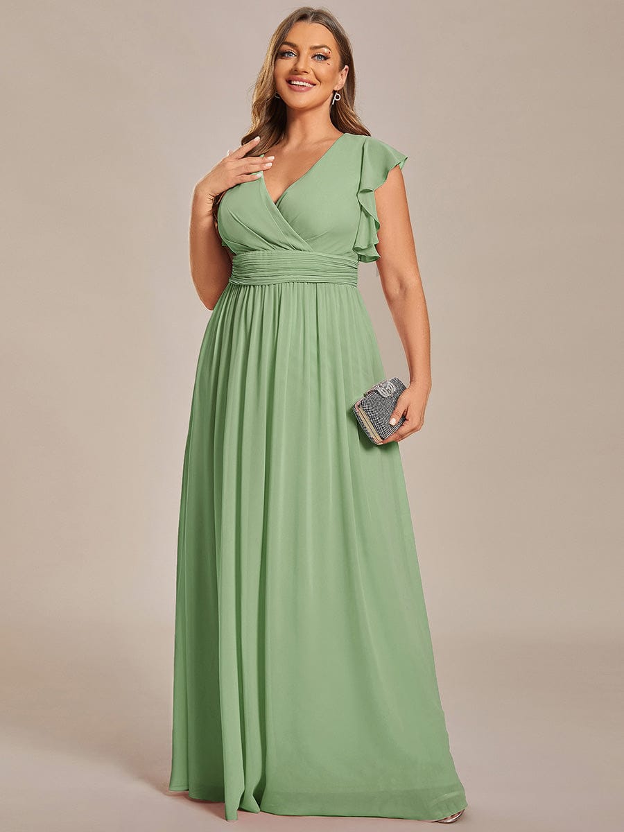 Sage Green Bridesmaid Dresses #style_ES01819SG