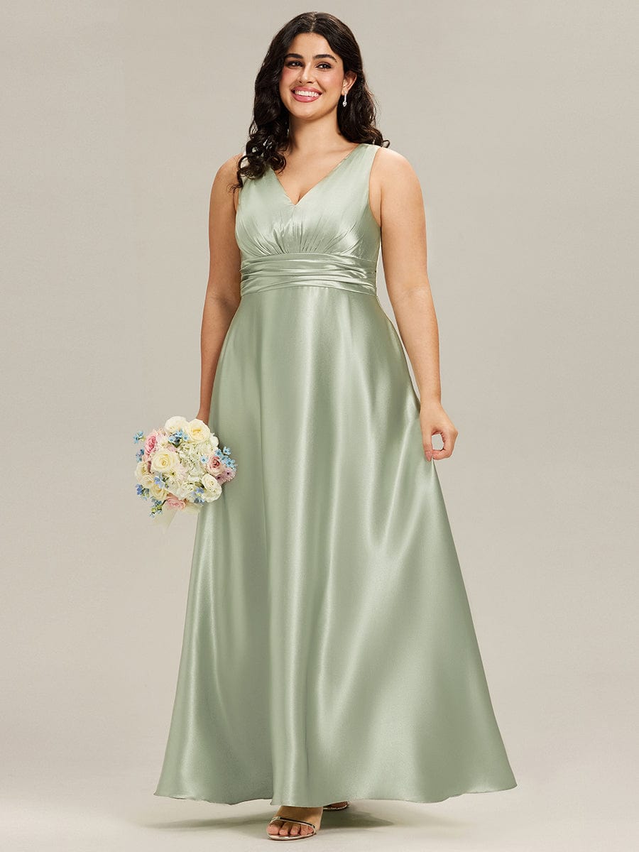 Sage Green Bridesmaid Dresses #style_ES02326MG