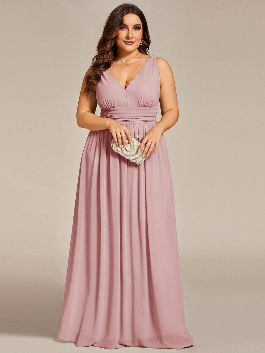 plus size pink bridesmaid dresses uk Sleeveless Long Chiffon Dress Shoe Size:Size 9 Regular Male - Size 11 Regular Female Add heels to compliment BFCM_2025 Red Dress Dresses That