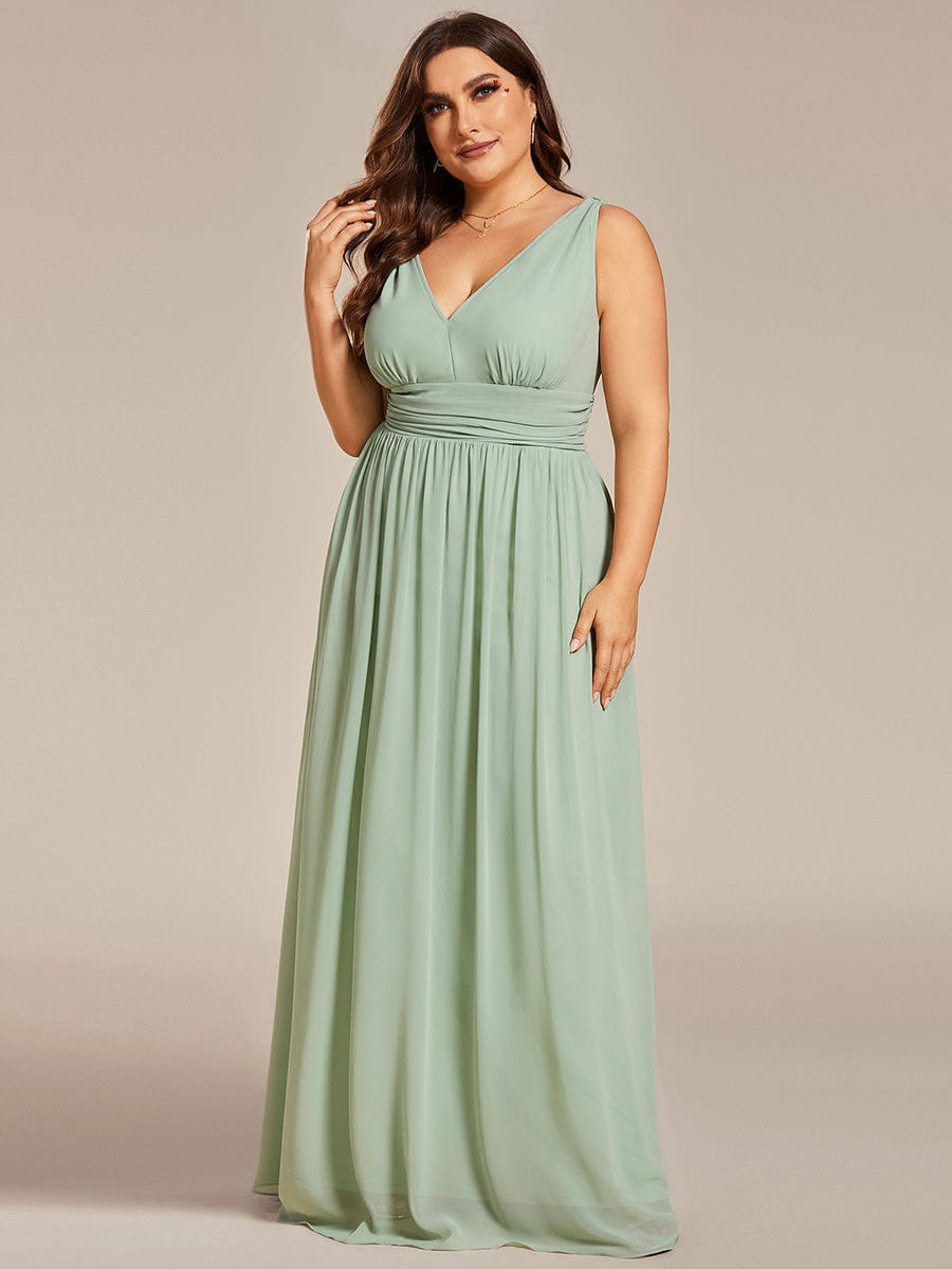 Sage Green Bridesmaid Dresses #style_ES09018MG