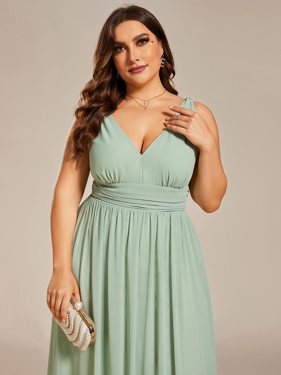 Sage Green Bridesmaid Dresses #style_ES09018MG