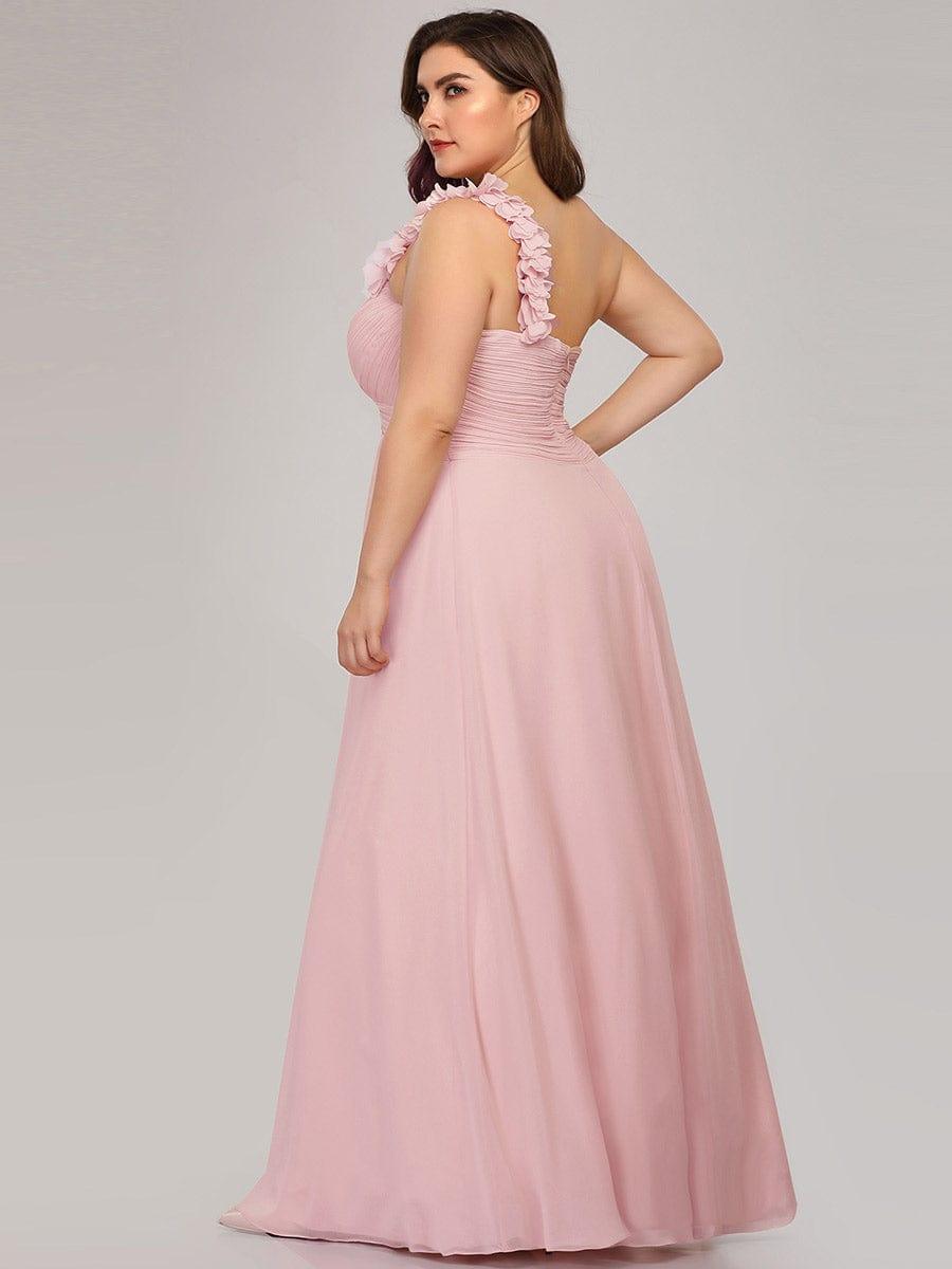 Pink Chiffon Bridesmaid Dresses #style_ES09769PK