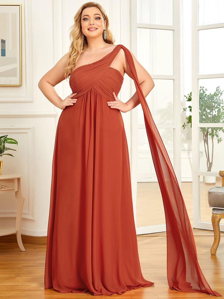 Burnt Orange Bridesmaid Dresses #style_ES09818BO