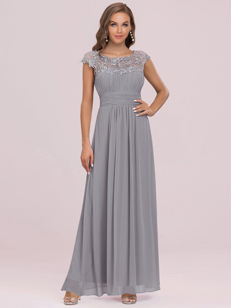 Grey Bridesmaid Dresses #style_EP09996GY