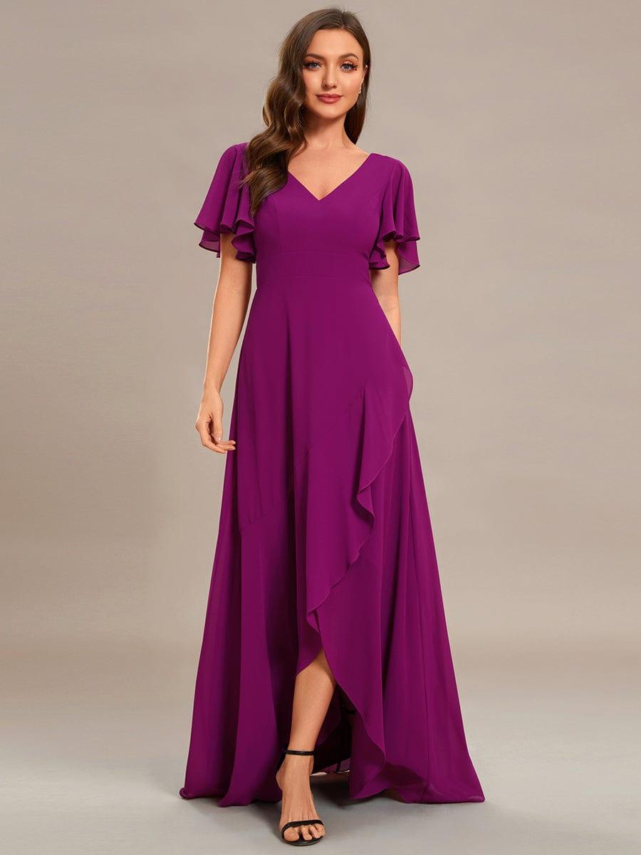 HANVAIOS Halter Bridesmaid Dresses Long Chiffon A Line Wedding Forma