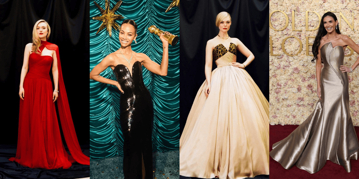 Golden Globes 2025 Red Carpet Dresses