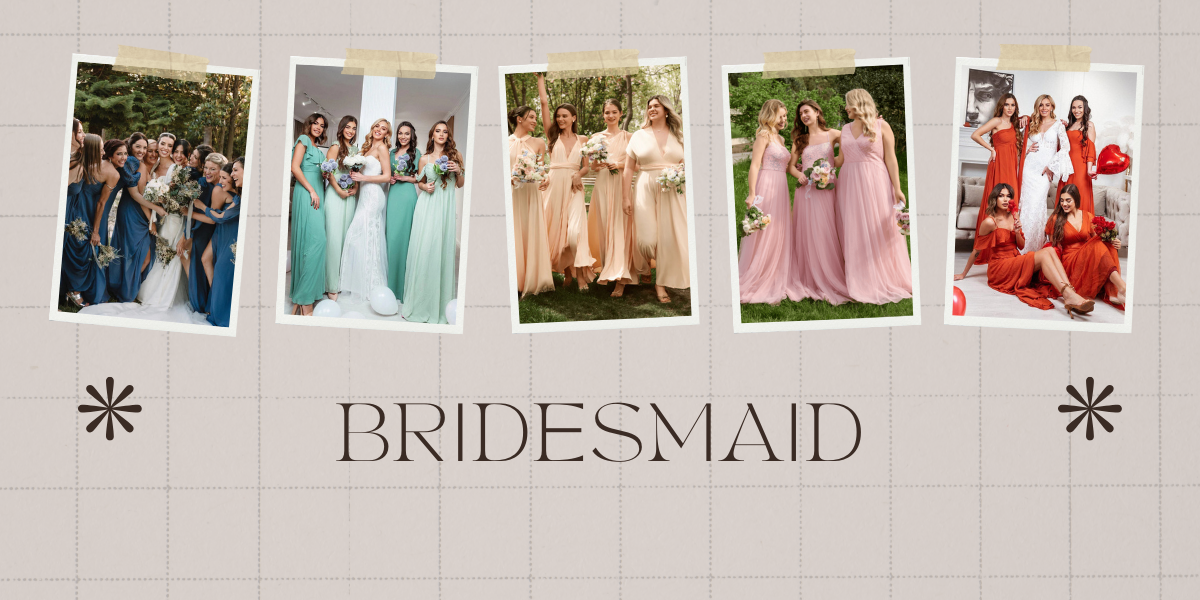 How to Plan a Mismatched Bridesmaid Look for Small Bridal Parties (Without Colour Duplication!)