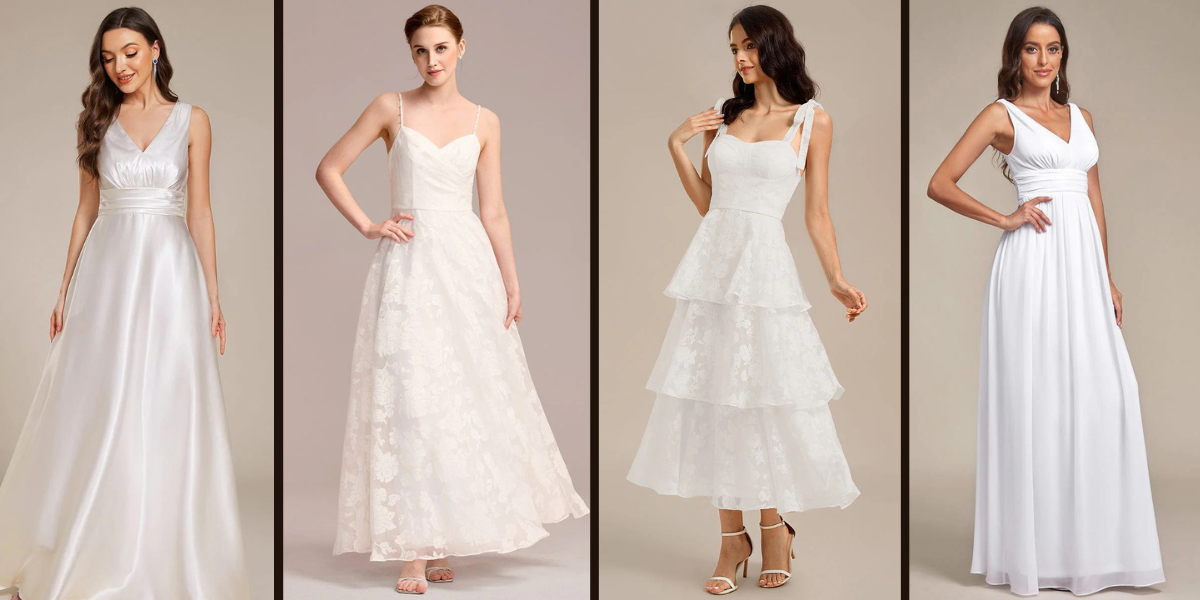 Best Simple Evening Wedding Dresses for Modern Brides