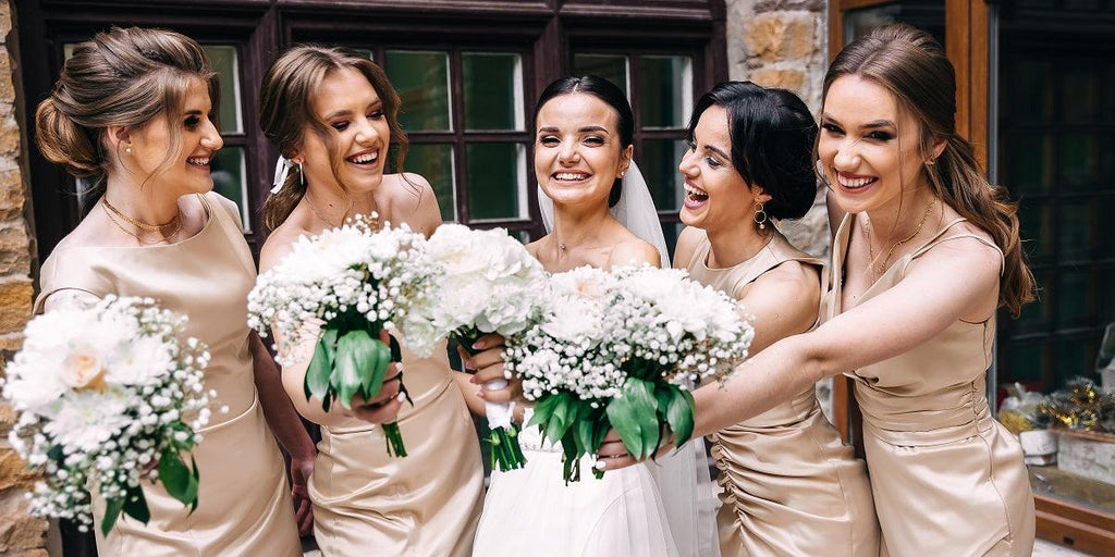 Is Champagne a Good Colour for Bridesmaids? - Ever-Pretty UK Is Champagne a Good Colour for Bridesmaids? - Ever-Pretty UK