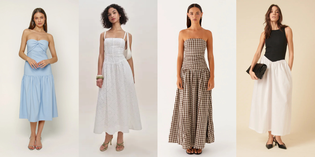 drop waist dresses