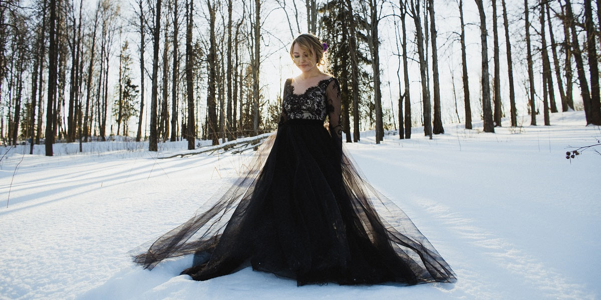 Elegantly Dark: Exploring the Gothic Wedding Dress Trend
