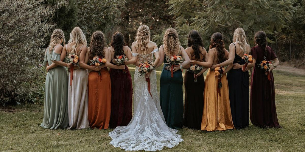 Wedding Party Jewel Coloured Bridesmaid Dresses 20 Jewel Tone Bridesmaid Dresses To Complement Any Wedding Style Wedding Party Jewel Coloured Bridesmaid Dresses 20 Jewel Tone Bridesmaid Dresses To Complement Any Wedding Style