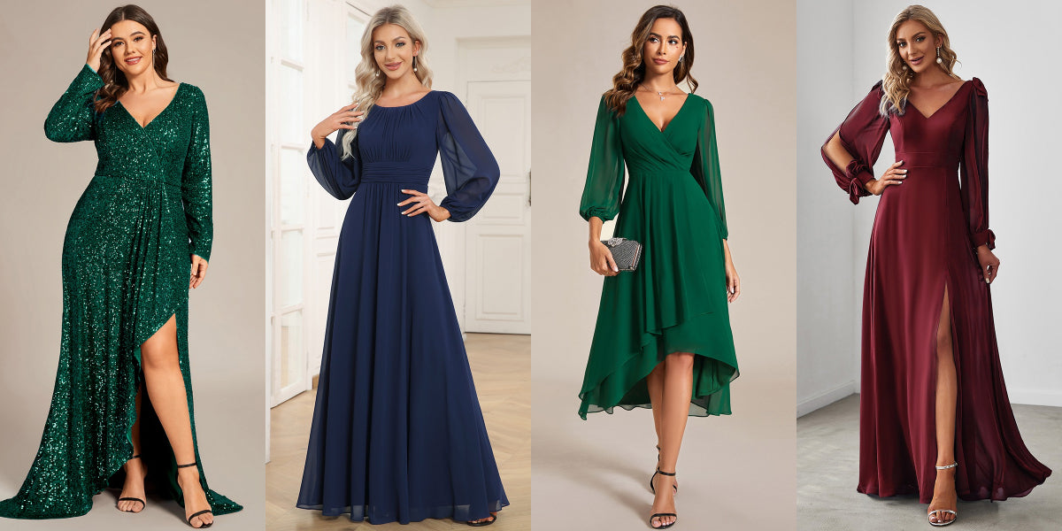 The Top Trending Long Sleeve Evening Dresses to Wow in 2024 - Ever ...