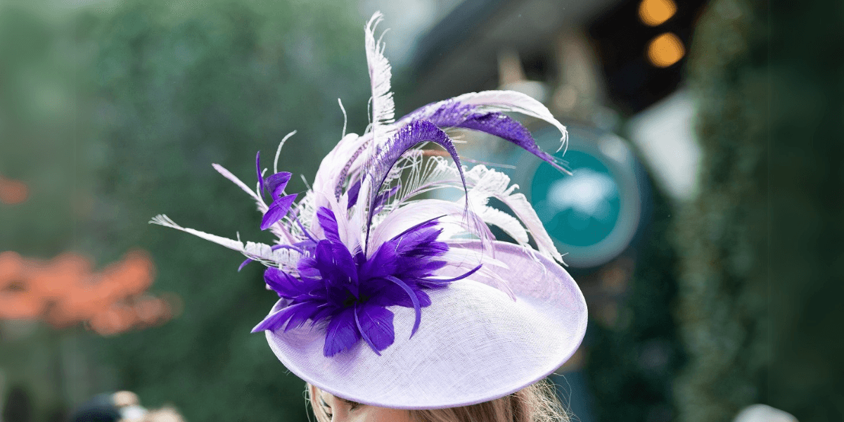 plum fascinators