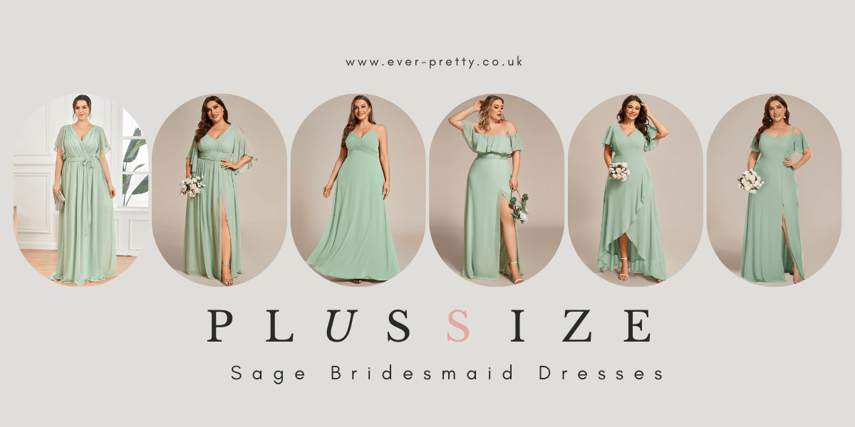 The Best 10 Plus Size Sage Green Bridesmaid Dresses for Curvy Girls