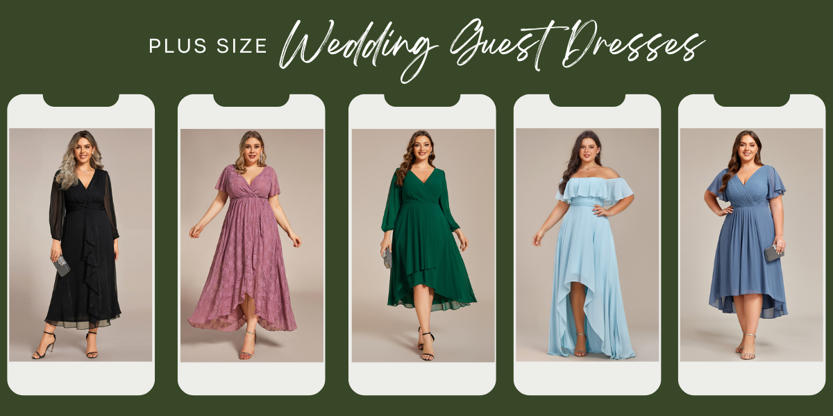 5 Flattering Plus Size Wedding Guest Dresses