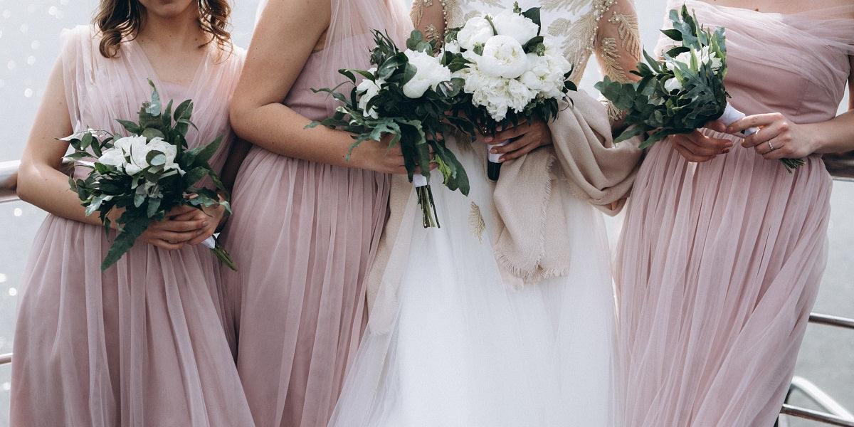 tulle bridesmaid dresses