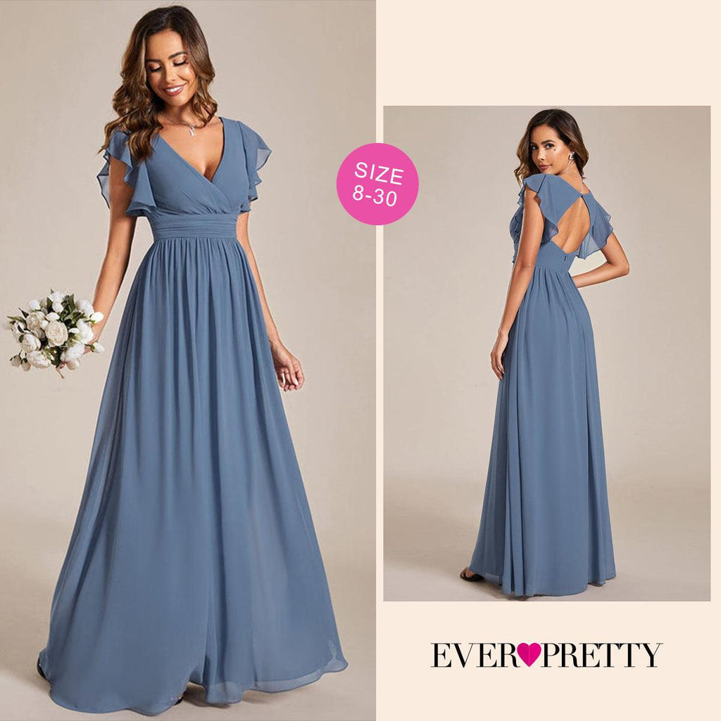 Dusty Blue Dresses - Ever-Pretty UK