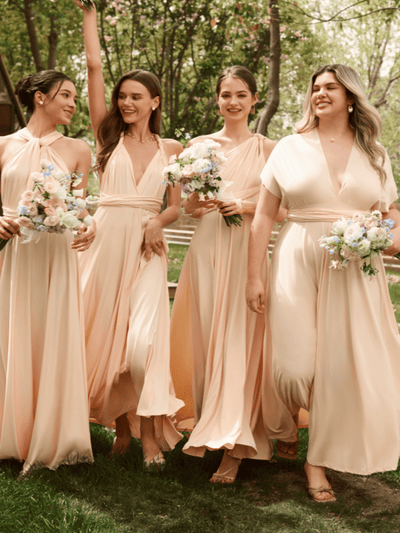 Top Picks Champagne Bridesmaid Gowns