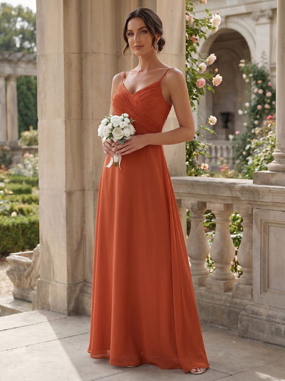ever NOVA|Sweetheart Draped Back Floor Length Bridesmaid Dress