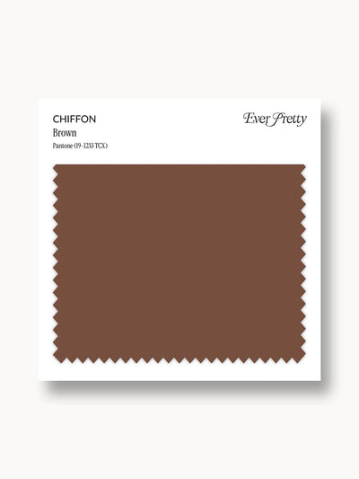 Ever-Pretty Chiffon Swatch Brown