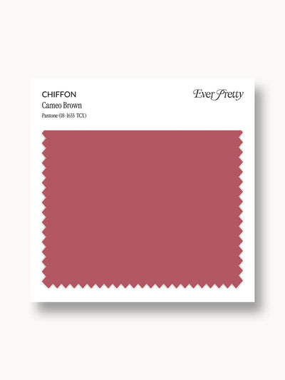 Ever-Pretty Chiffon Swatch Cameo Brown