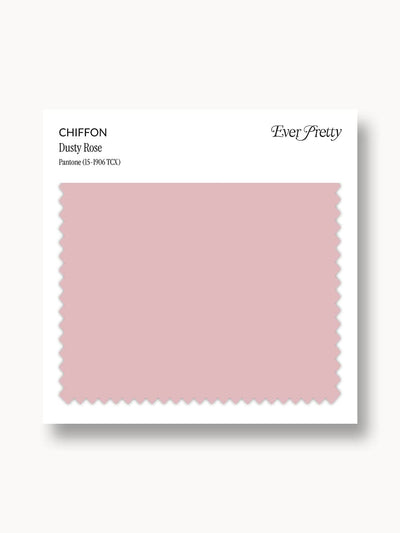 Ever-Pretty Chiffon Swatch Dusty Rose