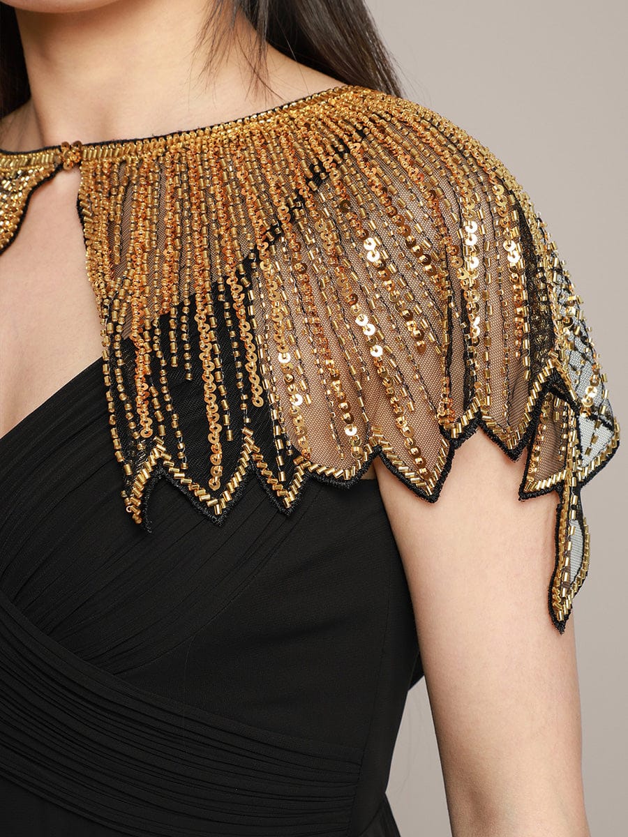 Irregular Sparkly Tulle Shawl For Special Occasions