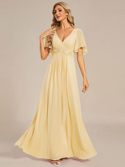 Ever-Pretty Chiffon Swatch #Color_Yellow