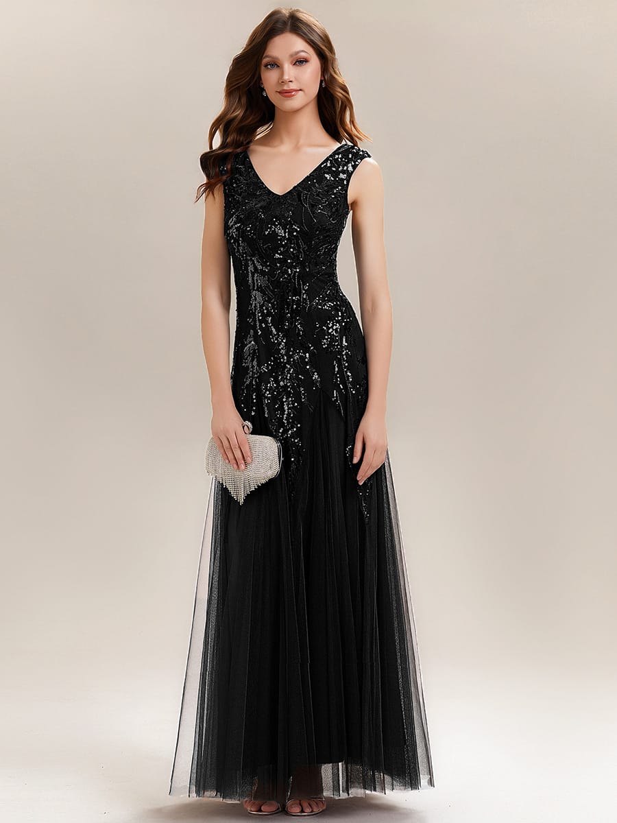 Top Picks Black Evening Gowns #style_EE02559BK