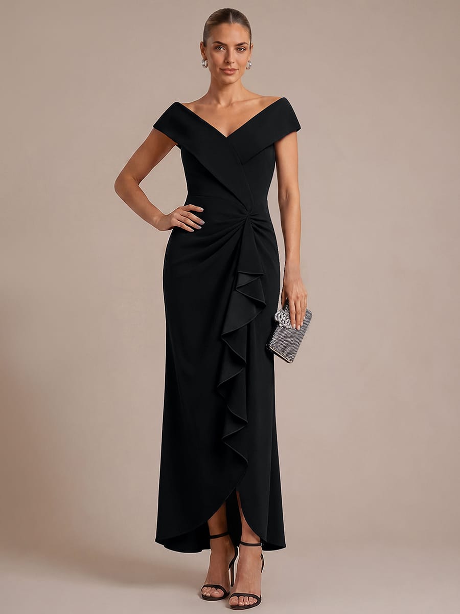Top Picks Black Evening Gowns #style_EE02674BK