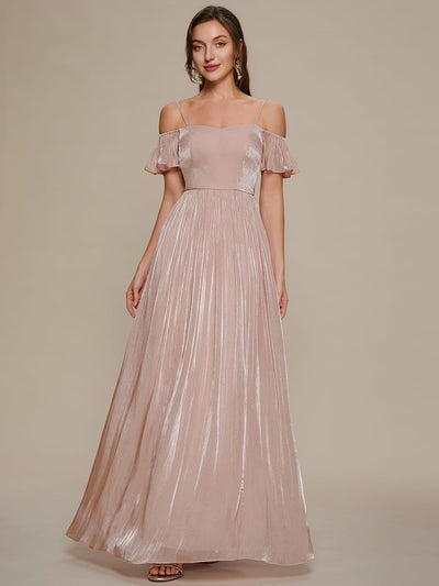 Sea-island Filament Fabircs Off the Shoulder A-Line Dress
