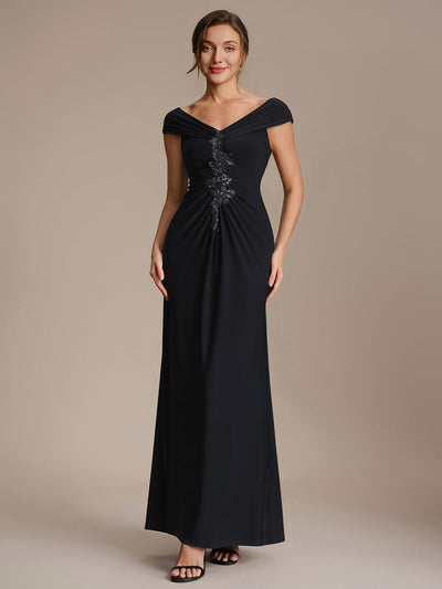 Multi-way Jersey Off-the-shoulder Sleeve Dress