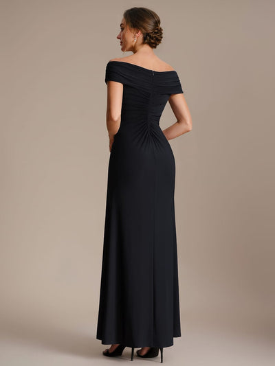 Multi-way Jersey Off-the-shoulder Sleeve Dress