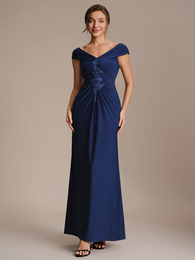 Multi-way Jersey Off-the-shoulder Sleeve Dress
