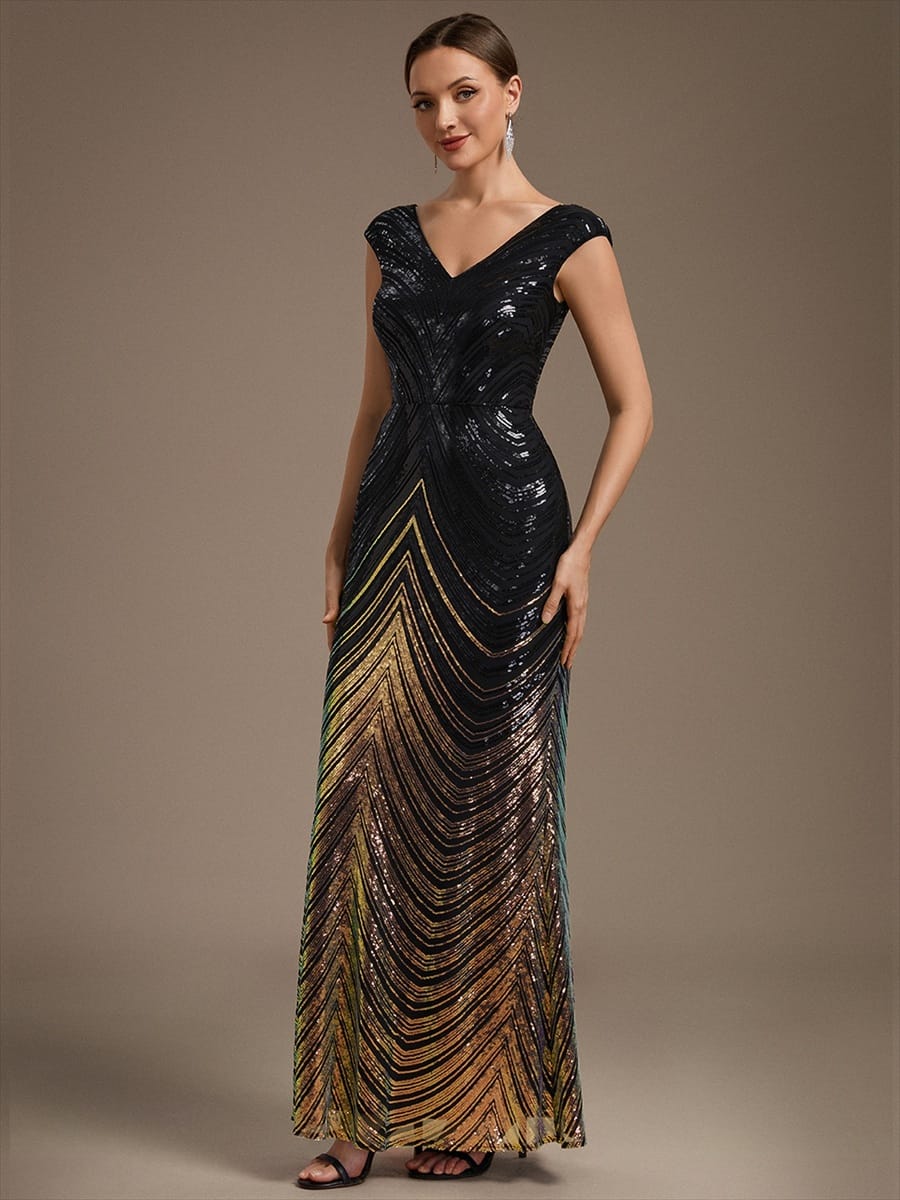 Top Picks Black Evening Gowns #style_EE02829KG
