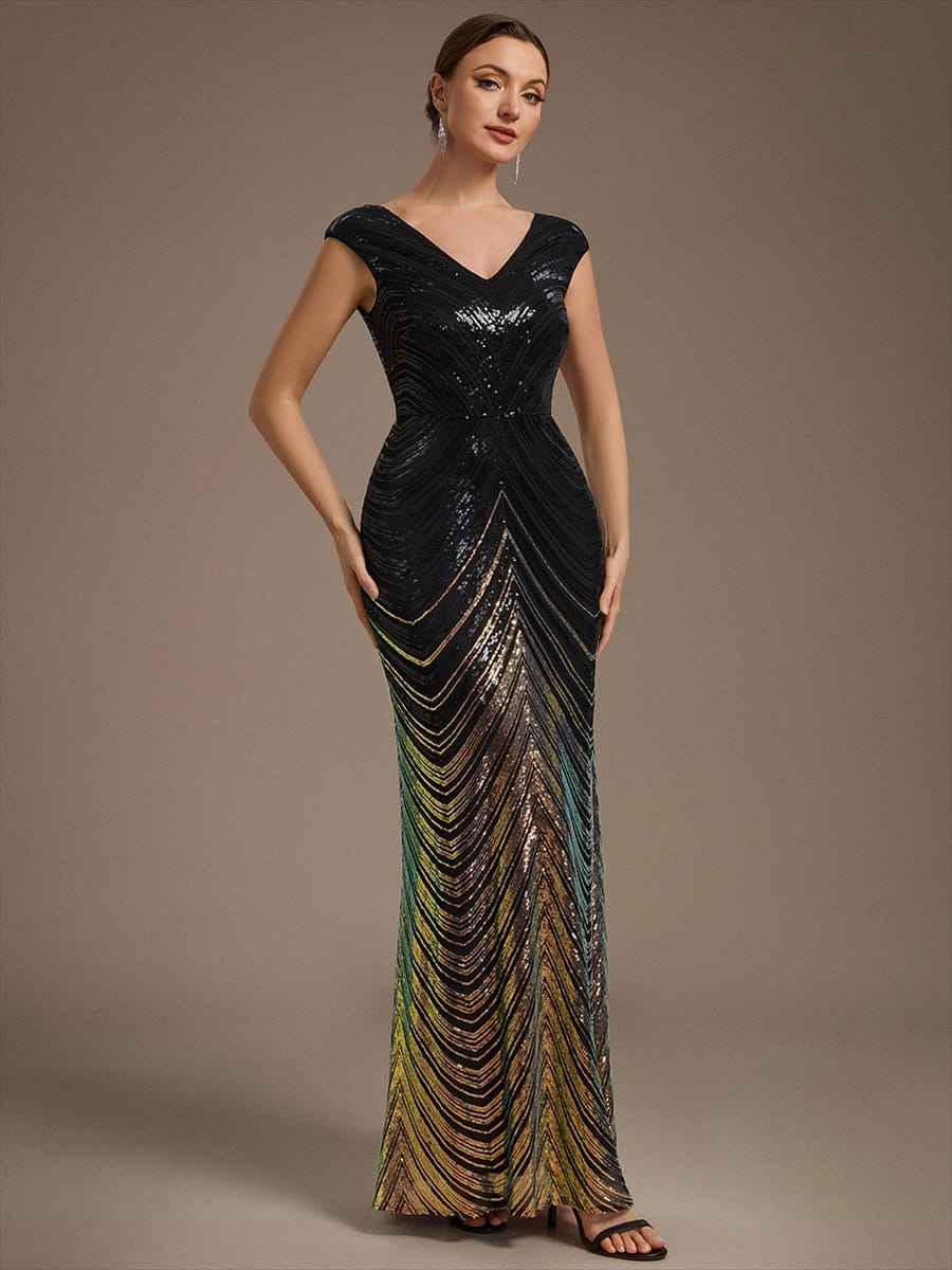 Top Picks Black Evening Gowns #style_EE02829KG